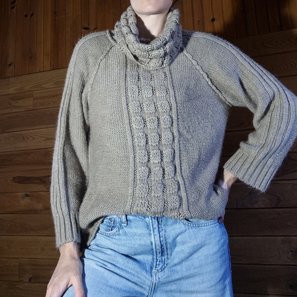 Cozy Cable Knit Turtleneck Sweater